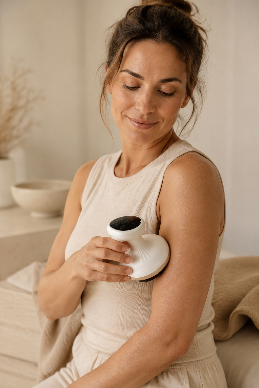 Woman using Zenvoria BodySculpt